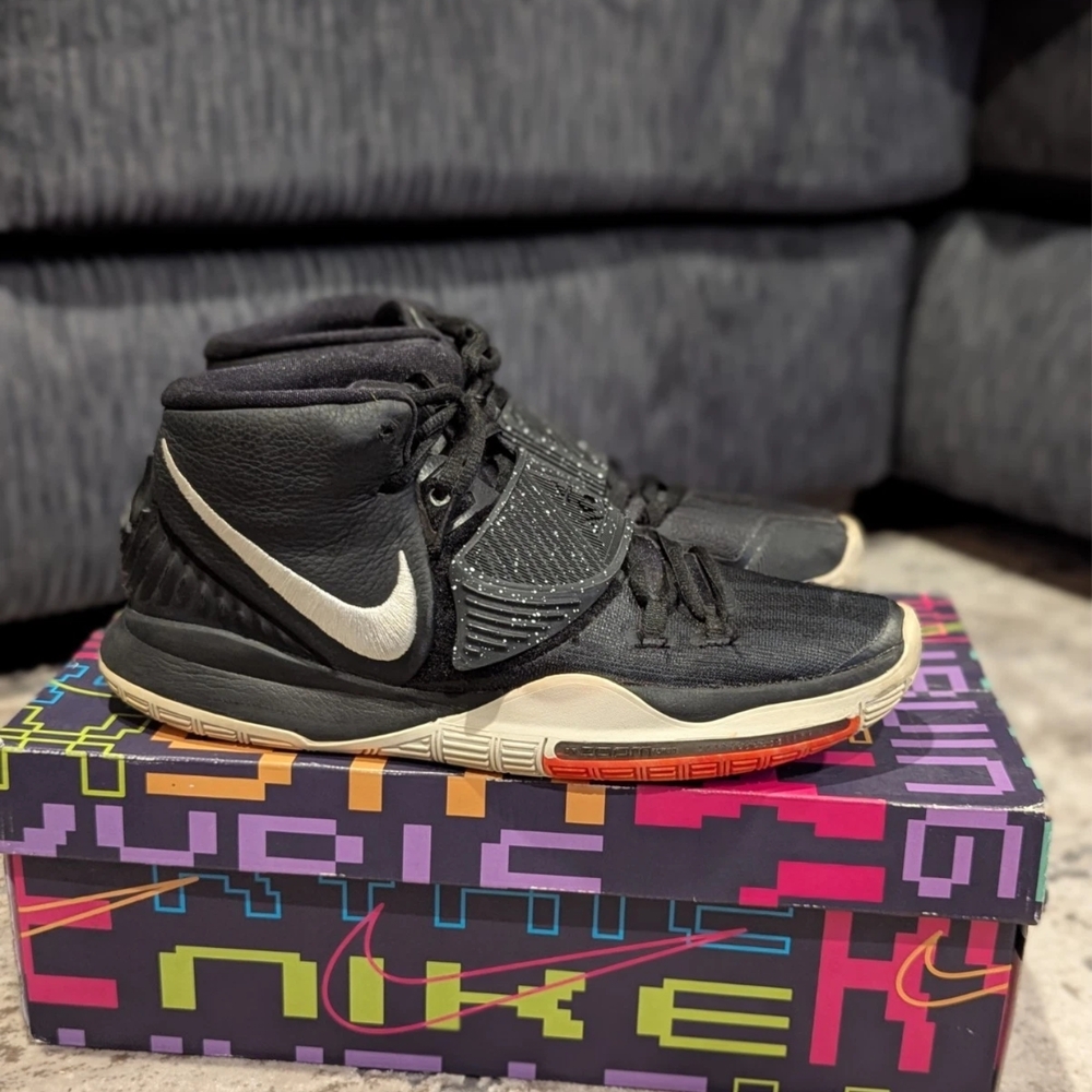 Black and White High-Top Sneakers